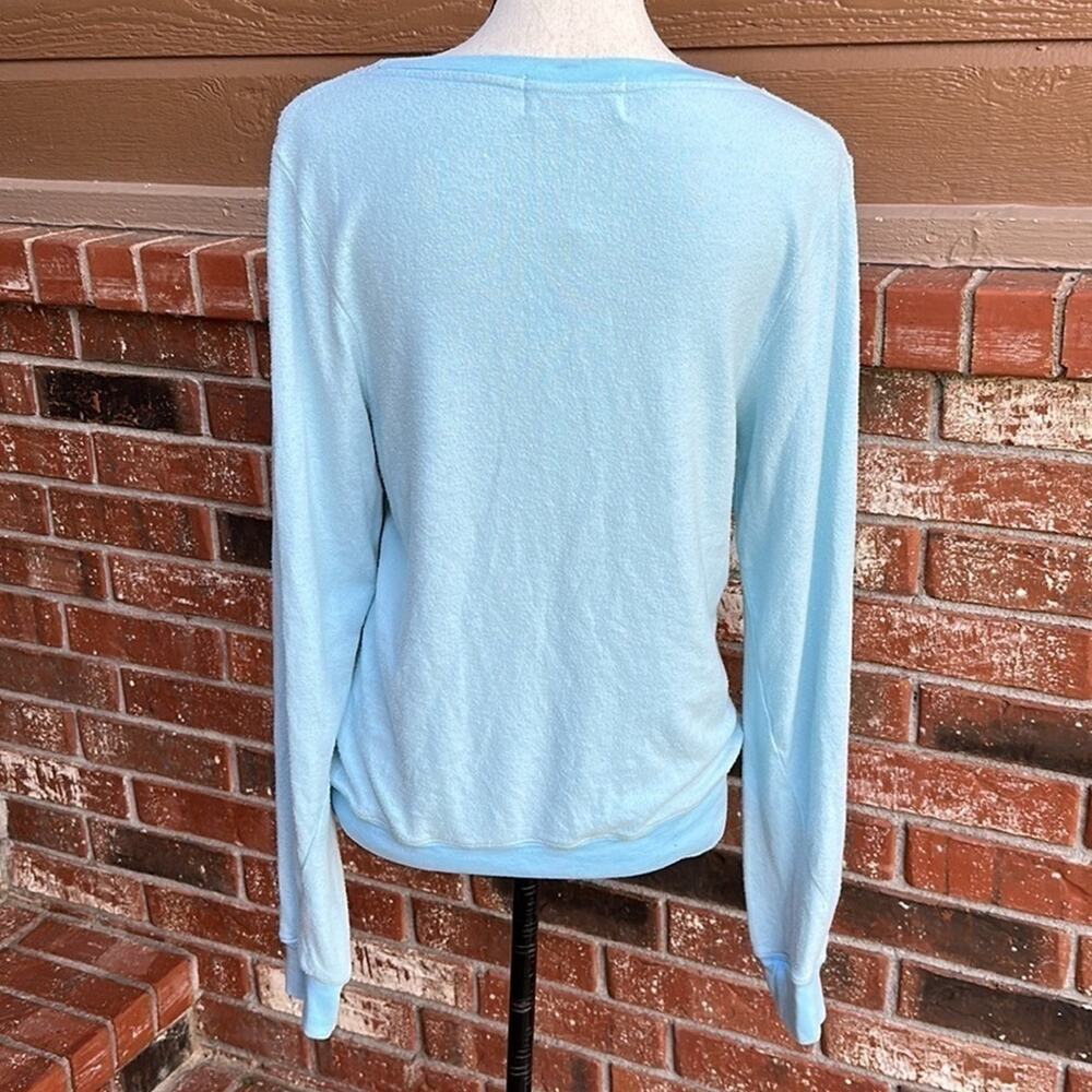 Wildfox Hungover The Moon Baggy Beach Jumper Sweatshirt S Blue NWT Vintage Soft - Picture 5 of 7